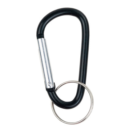 TG71292 BRELOK KARABIŃCZYK KARABINEK DO KLUCZY BRELOCZEK Z KÓŁECZKIEM METALOWE