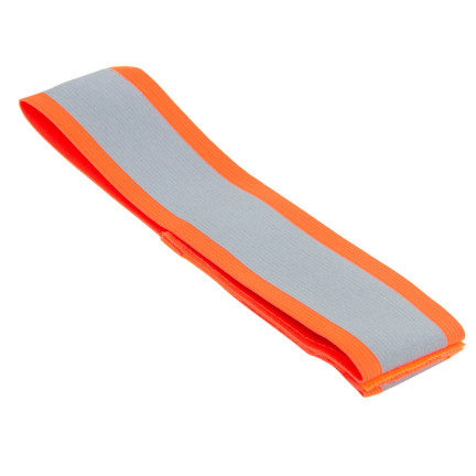 TG71299-2 POMARAŃCZOWA OPASKA ODBLASKOWA DO BIEGANIA NA ROWER NA RĘKĘ RAMIĘ RZEP