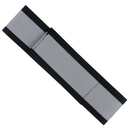 TG71299-3 CZARNA OPASKA ODBLASKOWA DO BIEGANIA NA ROWER NA RĘKĘ RAMIĘ RZEP BHP