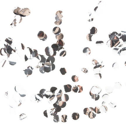 TG71314 KONFETTI SREBRNE TUBA STRZELAJĄCA NA ŚLUB ZARĘCZYNY ROCZNICA WESELE