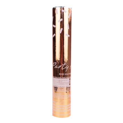 TG71317 KONFETTI ZŁOTE TUBA STRZELAJĄCA NA ŚLUB ZARĘCZYNY WALENTYNKI WESELE