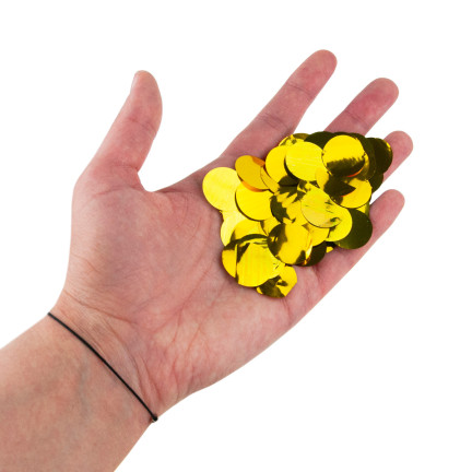 TG71317 KONFETTI ZŁOTE TUBA STRZELAJĄCA NA ŚLUB ZARĘCZYNY WALENTYNKI WESELE