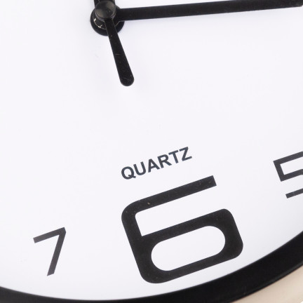 TG71354 ZEGAR ŚCIENNY CZYTELNY SEKUNDNIK STYLOWY GRUBY DO SALONU KUCHNI AA R6