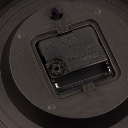 TG71355 ZEGAR czarny ŚCIENNY CZYTELNY SEKUNDNIK STYLOWY