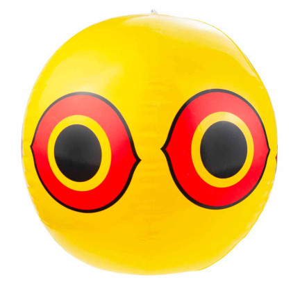 TG71386 ŻÓŁTY BALON ODSTRASZAJĄCY PTAKI GOŁĘBIE SZPAKI DO PŁOSZENIA PTAKÓW