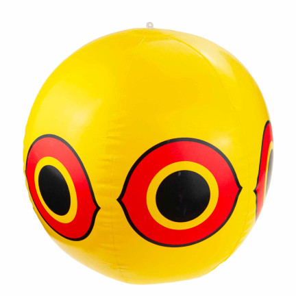 TG71386 ŻÓŁTY BALON ODSTRASZAJĄCY PTAKI GOŁĘBIE SZPAKI DO PŁOSZENIA PTAKÓW