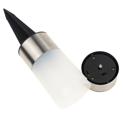 TG71391 LAMPA OGRODOWA 3SZT./KPL LED SOLARNA INOX GRUNTOWA WBIJANA SŁUPEK SOLAR