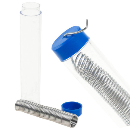 TG71394 CYNA OŁOWIOWA CYNEL 1MM 10G FIOLKA SPOIWO LUTOWNICZE Z TOPNIKIEM