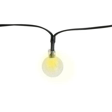 Girlanda solarna, lampki solarne, ciepłe białe, łańcuch 20led, 5m