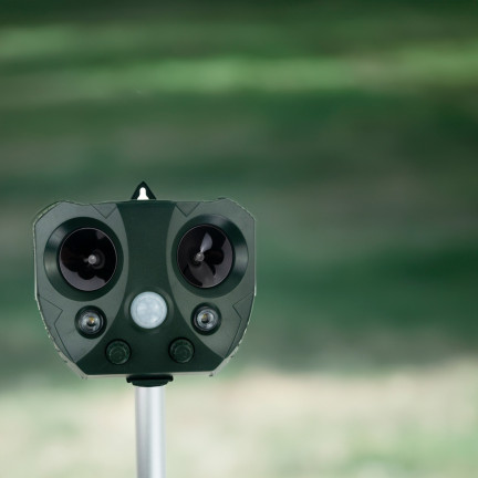 TG71405 PROFESJONALNY ODSTRASZACZ ZWIERZĄT KOTÓW PSÓW PTAKÓW myszy szczurów SOLARNY