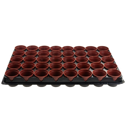 TG71426 DONICZKI PRODUKCYJNE multiplaty DO ROZSAD WYSIEWU SADZONEK 40SZT + PALETKA