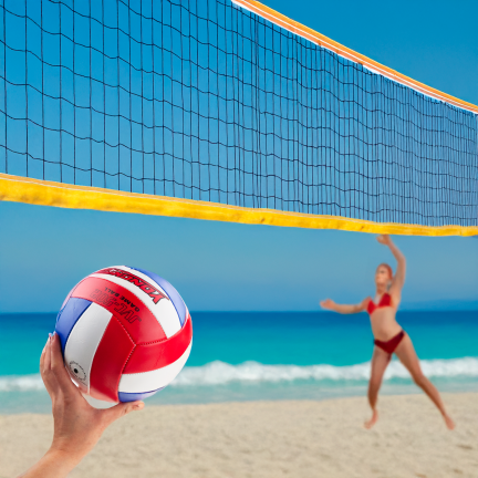 TG71755 REKREACYJNA PIŁKA SIATKOWA DO GRY W SIATKÓWKĘ SIATKĘ LEKKA