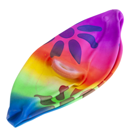 TG71991 KOLOROWA PIŁKA NA SPRĘŻYNIE GUMOWA DMUCHANA MIĘKKA NA SZNURKU TRENINGOWA