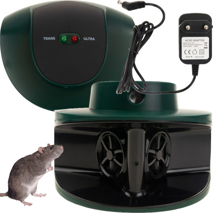 TG72030 Profesjonalny ODSTRASZACZ ULTRADŹWIĘKOWY GRYZONI SZKODNIKÓW MYSZY SZCZURÓW NY