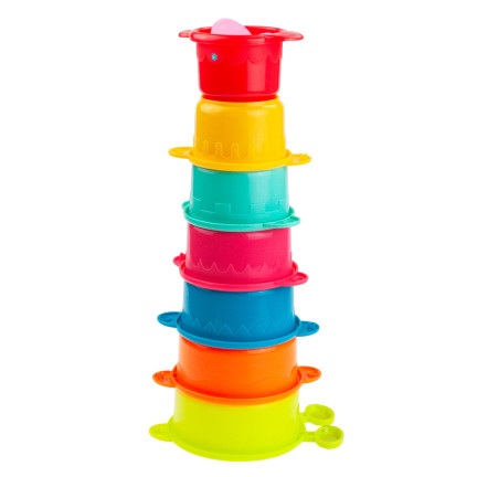 TG72948 PIRAMIDA KUBECZKI ZABAWKA UKŁADANKA WIEŻA PIRAMIDKA OWADY