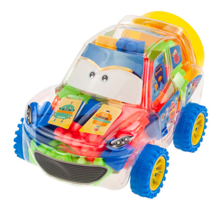 TG72951 ZESTAW KLOCKÓW W SAMOCHODZIKU AUTKO Z KLOCKAMI KLOCKI KREATYWNE