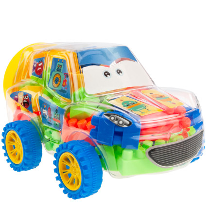 TG72951 ZESTAW KLOCKÓW W SAMOCHODZIKU AUTKO Z KLOCKAMI KLOCKI KREATYWNE