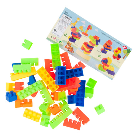 TG72951 ZESTAW KLOCKÓW W SAMOCHODZIKU AUTKO Z KLOCKAMI KLOCKI KREATYWNE