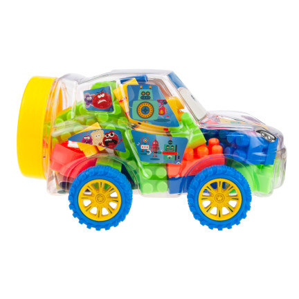 TG72951 ZESTAW KLOCKÓW W SAMOCHODZIKU AUTKO Z KLOCKAMI KLOCKI KREATYWNE