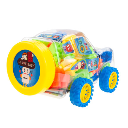 TG72951 ZESTAW KLOCKÓW W SAMOCHODZIKU AUTKO Z KLOCKAMI KLOCKI KREATYWNE