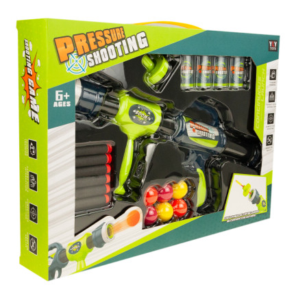 TG72954 PISTOLET WYRZUTNIA STRZAŁEK KULEK PIANKOWE STRZAŁKI + AKCESORIA NERF