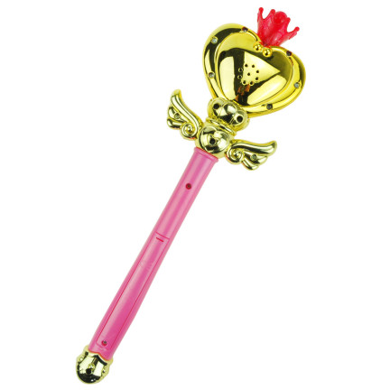 TG72959 ŚWIECĄCA MAGICZNA RÓŻDŻKA RÓŻOWA DLA KSIĘŻNICZKI WRÓŻKI ŚWIECI GRA