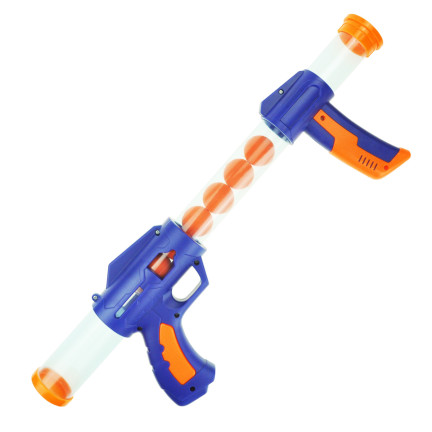 TG72962 PISTOLET KARABIN NA MIĘKKIE KULKI PIŁKI PIANKOWE WYRZUTNIA ZESTAW 6 KULEK