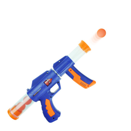 TG72962 PISTOLET KARABIN NA MIĘKKIE KULKI PIŁKI PIANKOWE WYRZUTNIA ZESTAW 6 KULEK