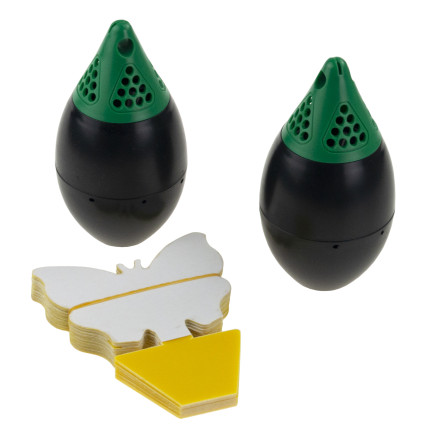 TG72972 PUŁAPKA NA KOMARY 2SZT MUSZKI OWOCÓWKI ZIEMIÓRKI LEPY DO DONICZKI PODSTAWKA