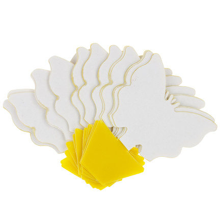 TG72972 PUŁAPKA NA KOMARY 2SZT MUSZKI OWOCÓWKI ZIEMIÓRKI LEPY DO DONICZKI PODSTAWKA