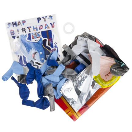 TG72983 ZESTAW BALONÓW URODZINY GIRLANDA BALONY FOLIOWE LATEKSOWE PIRACI MORZE