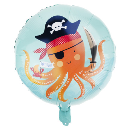 TG72983 ZESTAW BALONÓW URODZINY GIRLANDA BALONY FOLIOWE LATEKSOWE PIRACI MORZE