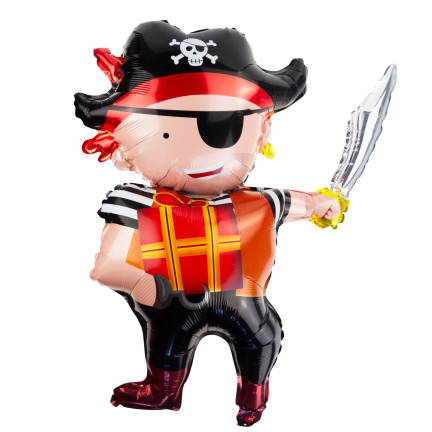 TG72983 ZESTAW BALONÓW URODZINY GIRLANDA BALONY FOLIOWE LATEKSOWE PIRACI MORZE