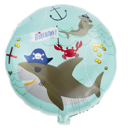 TG72983 ZESTAW BALONÓW URODZINY GIRLANDA BALONY FOLIOWE LATEKSOWE PIRACI MORZE