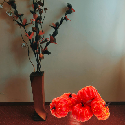 TG72992-3 SZTUCZNE DYNIE 6 SZTUK ZESTAW DEKORACYJNY JESIENNY HALLOWEEN