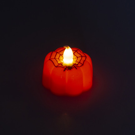 TG73370-1 ŚWIECZKI DYNIE LED HALLOWEEN LAMPIONY DEKORACJE ZESTAW 12SZT NA BATERIE