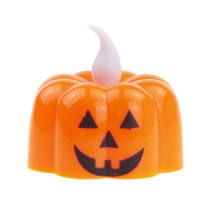 TG73370-1 ŚWIECZKI DYNIE LED HALLOWEEN LAMPIONY DEKORACJE ZESTAW 12SZT NA BATERIE