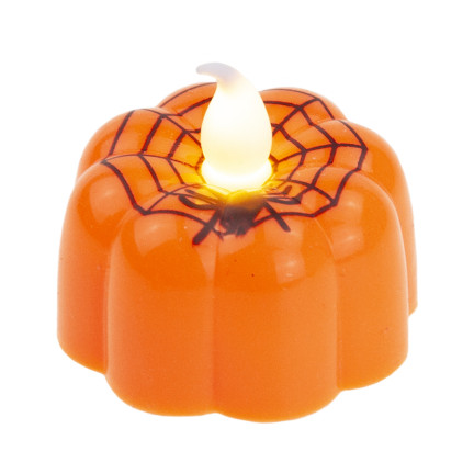 TG73370-1 ŚWIECZKI DYNIE LED HALLOWEEN LAMPIONY DEKORACJE ZESTAW 12SZT NA BATERIE