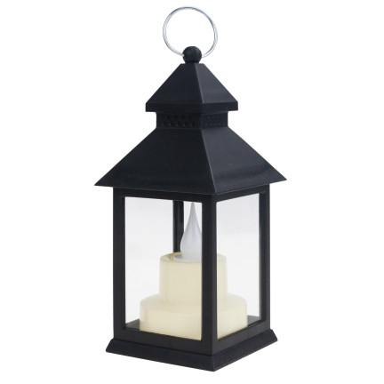 TG73372-2 LAMPION LATARENKA na roraty LED LATARNIA ZE ŚWIECZKĄ RUCHOMY PŁOMIE grób