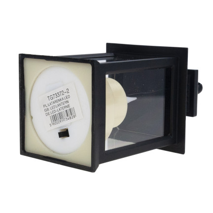TG73372-2 LAMPION LATARENKA na roraty LED LATARNIA ZE ŚWIECZKĄ RUCHOMY PŁOMIE grób