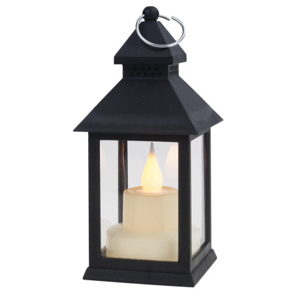 TG73372-2 LAMPION LATARENKA na roraty LED LATARNIA ZE ŚWIECZKĄ RUCHOMY PŁOMIE grób