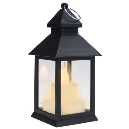 TG73372-2 LAMPION LATARENKA na roraty LED LATARNIA ZE ŚWIECZKĄ RUCHOMY PŁOMIE grób