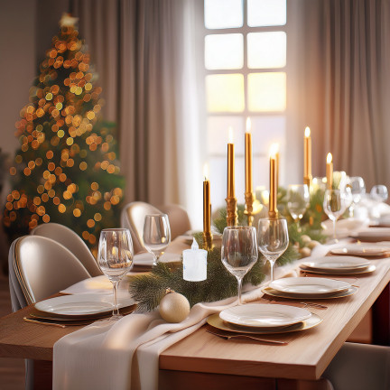 Świeczka led, plastikowa, ciepły biały płomień, z połyskiem, uniwersalna ozdoba, wysokość 7 cm