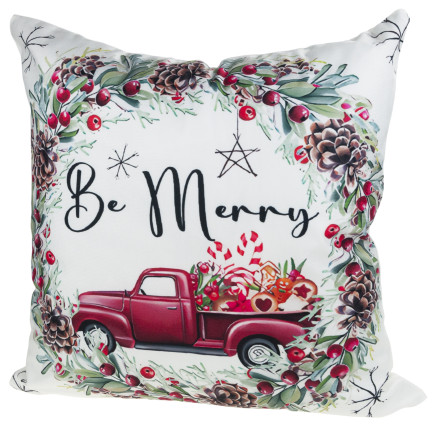 Poszewki na poduszkę, pokrowce ozdobne, świąteczne, mix wzorów, zestaw 4szt., 45x45cm