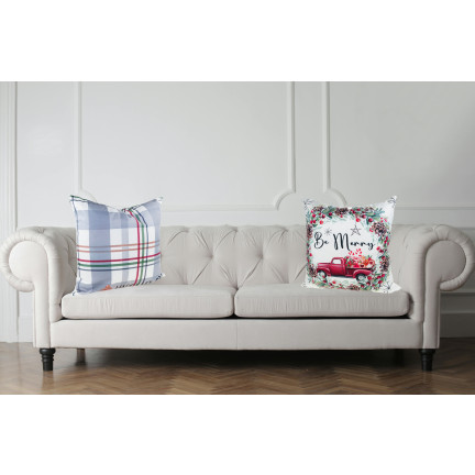 Poszewki na poduszkę, pokrowce ozdobne, świąteczne, mix wzorów, zestaw 4szt., 45x45cm