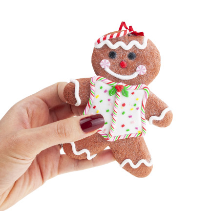 TG73609 ZAWIESZKI PIERNIKOWE LUDZIKI KOMPLET CIASTEK GINGERBREADMAN BOMBKA DEKORACJA PREZENT