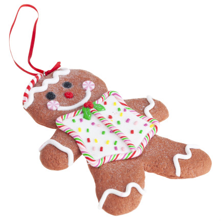 TG73609 ZAWIESZKI PIERNIKOWE LUDZIKI KOMPLET CIASTEK GINGERBREADMAN BOMBKA DEKORACJA PREZENT