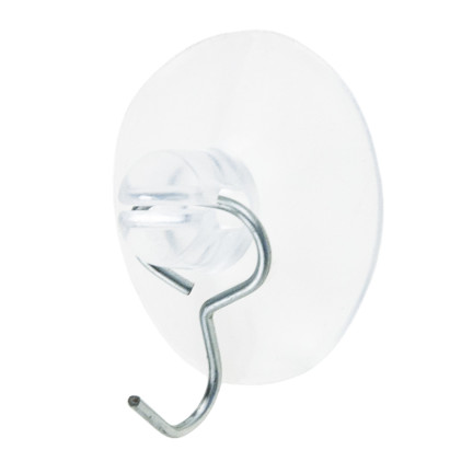 TG73980 WIESZAKI HACZYKI ŚCIENNE NA PRZYSSAWKI TRANSPARENTNE ZESTAW 20szt