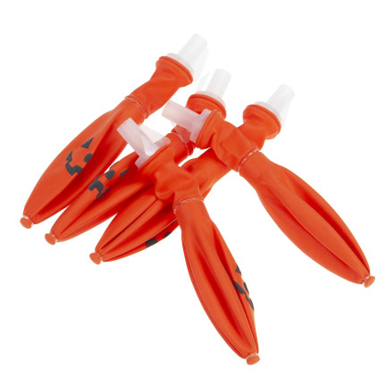 TG74159 BALONY HALLOWEEN LED 5SZT DYNIE ŚWIECĄCE DEKORACJE POMARAŃCZOWE