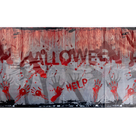 TG74162 ZESTAW ZASTAWY STOŁOWEJ HALLOWEEN DEKORACJE OBRUS KUBECZKI TALERZYKI SERWETKI